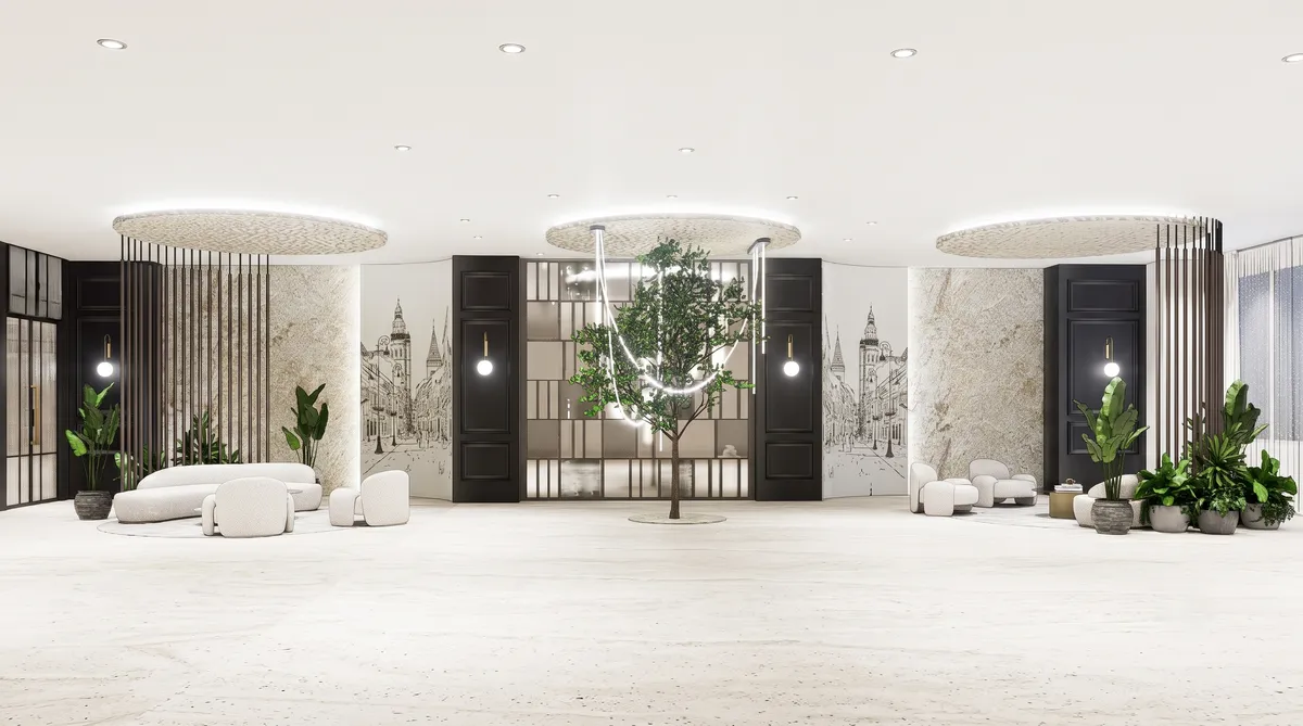 Salón de eventos: Fusión ecléctica contemporánea
