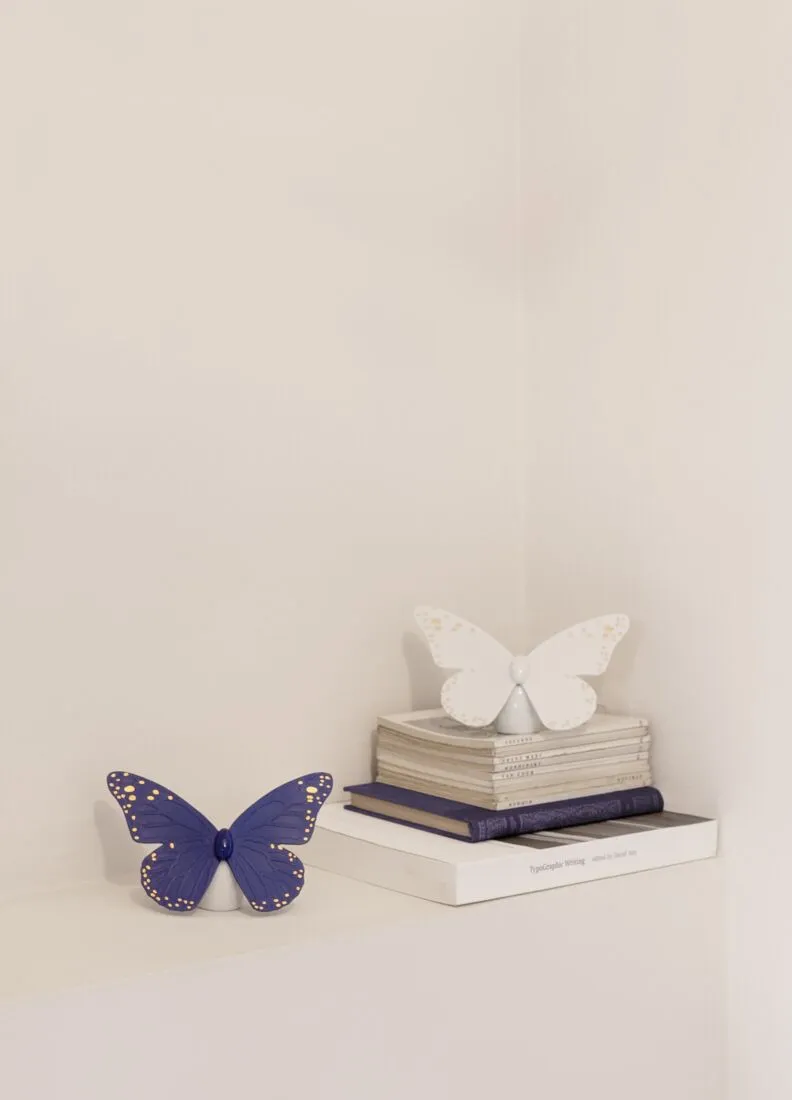 MARIPOSA AZUL ORO