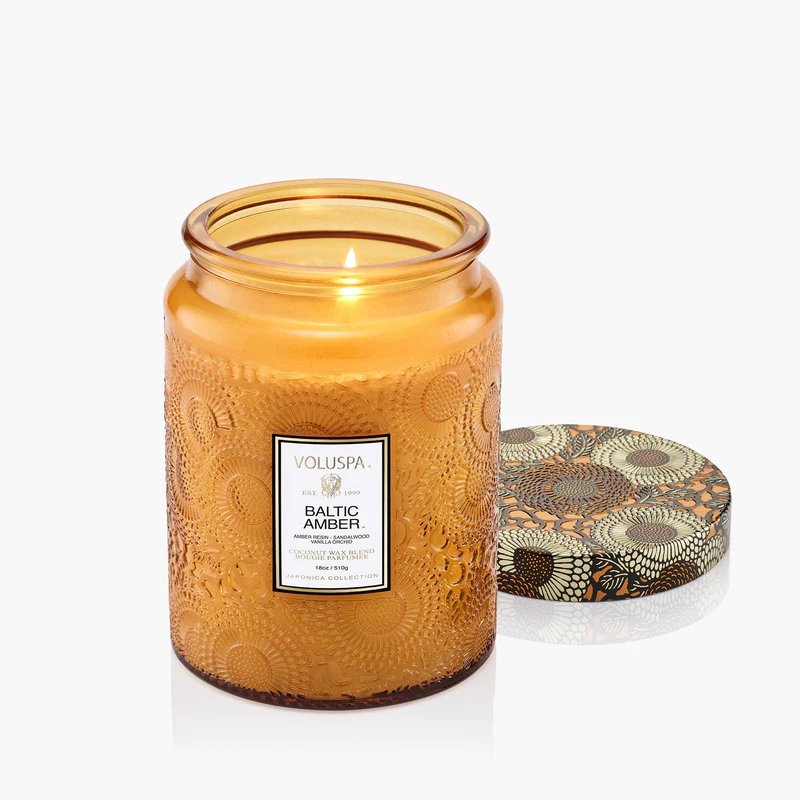 BALTIC AMBER VELA VIDRIO