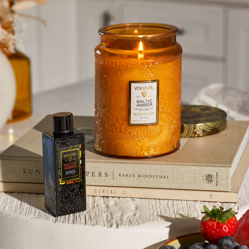 BALTIC AMBER VELA VIDRIO