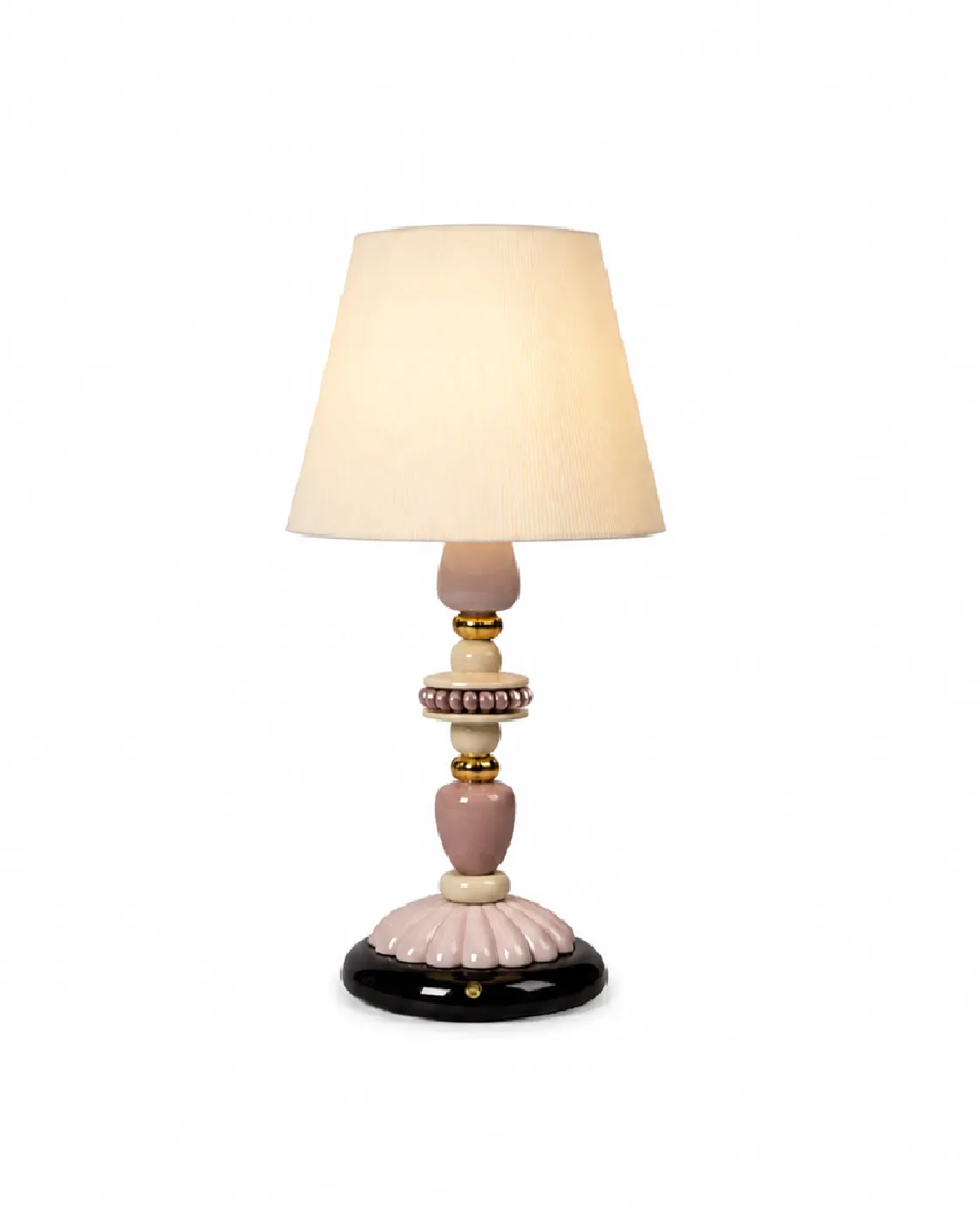 FIREFLY LAMPARA MESA ROSA ORO