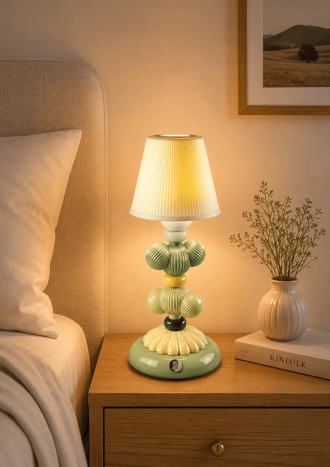 Lámpara de mesa Firefly Cactus. - Verde