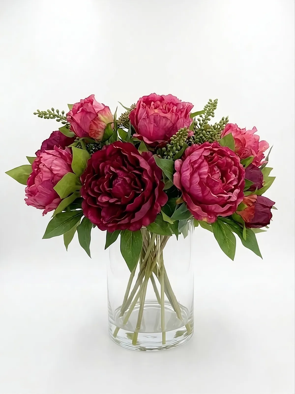FLORERO ROSAS FUCSIA